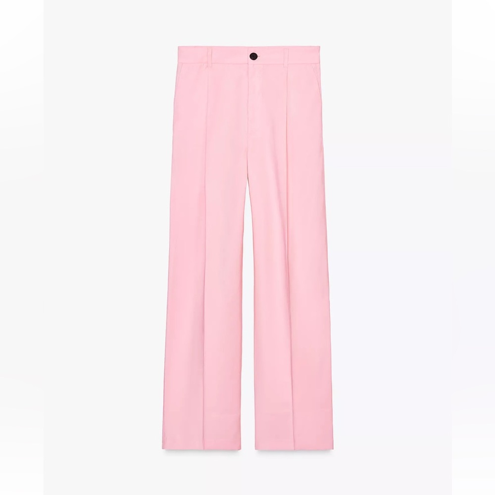 Zara Pleated Pink Pants